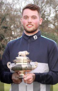 2019 Hampshire Hog winner Matt Lamb, from Hexham Golf Club