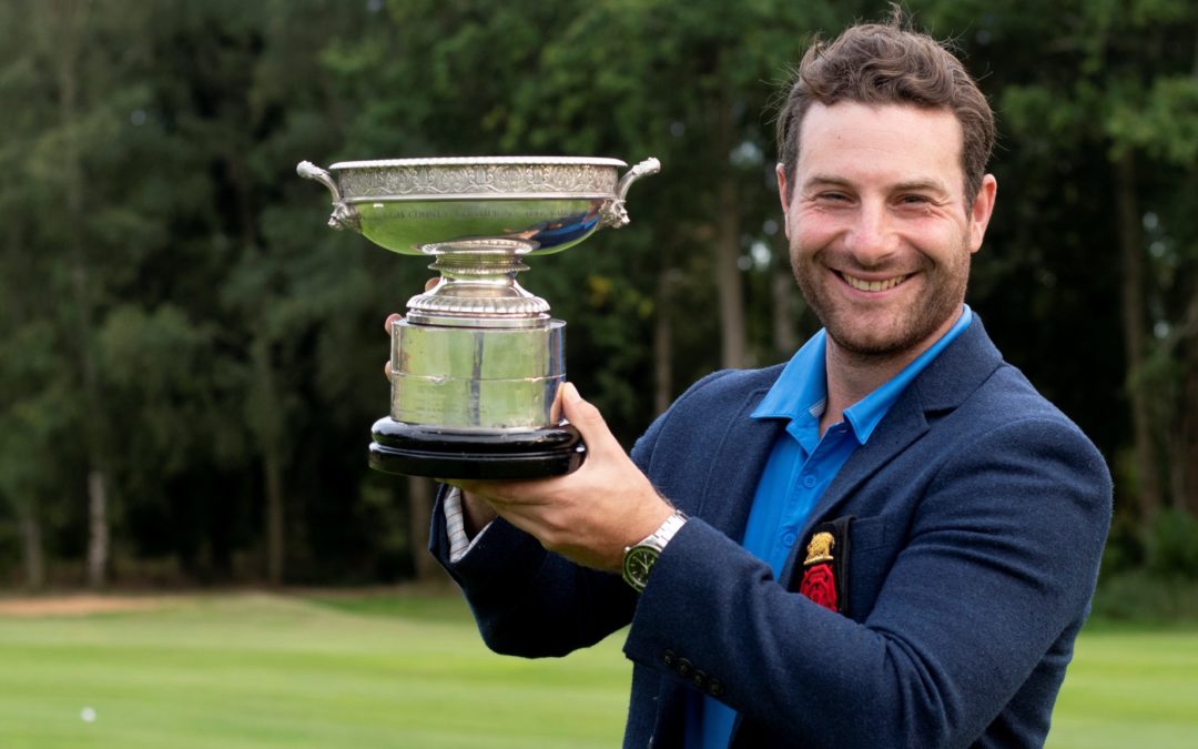 England Men’s County Champion of Champions Toby Burden, from Hayling Golf Club