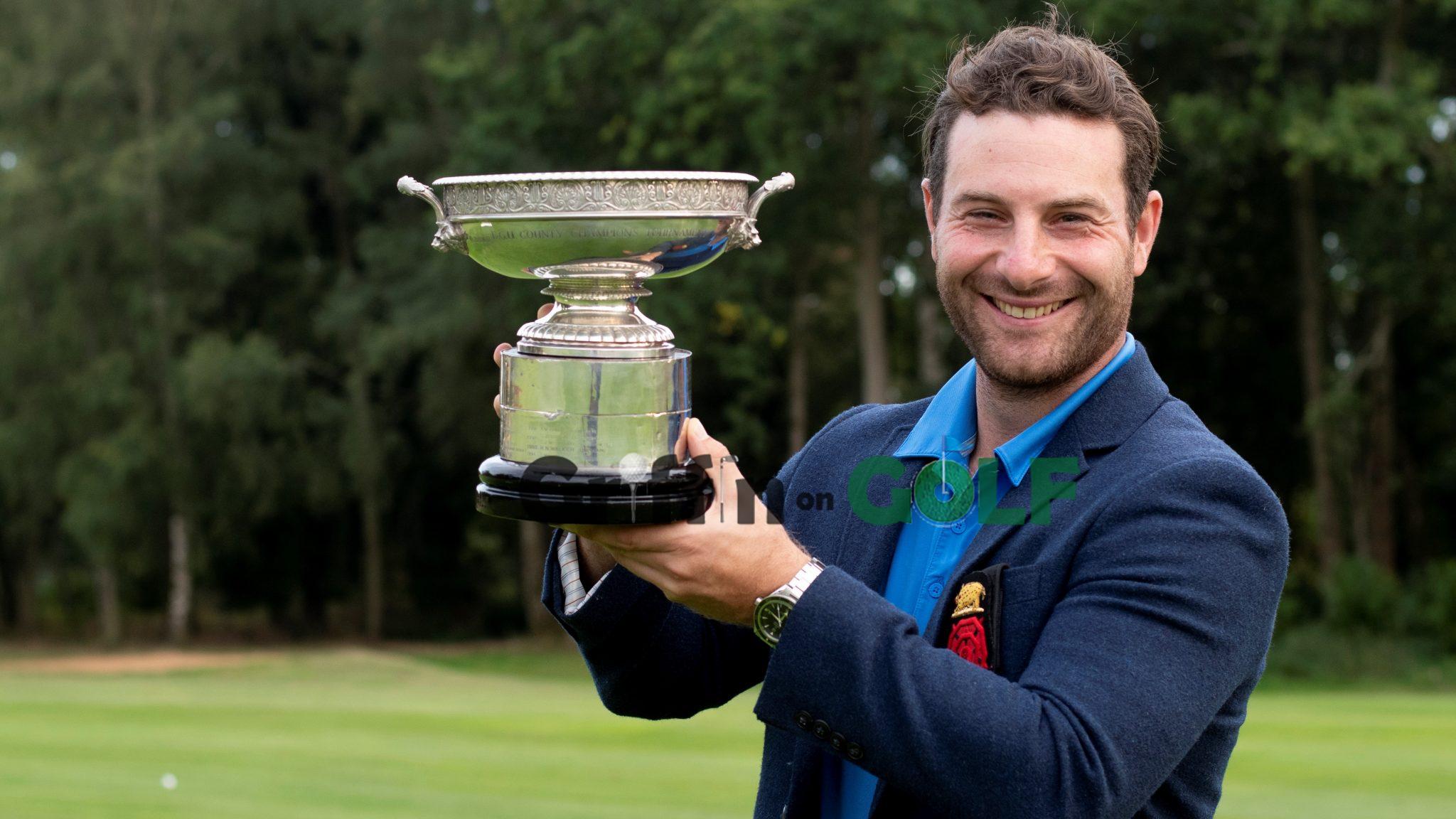 England Men’s County Champion of Champions Toby Burden, from Hayling Golf Club