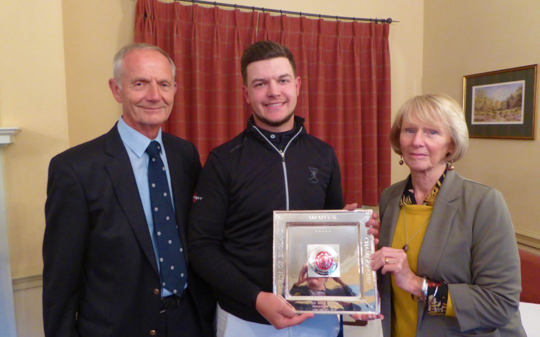 2019 North of England Open Amateur Strokeplay Championship winner Sam Bairstow from Hallowes Golf Clubr