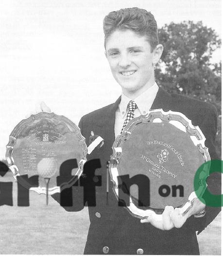 1995 McGregor Trophy winner Justin Rose