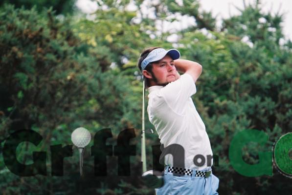 Basingstoke’s Stuart Archibald at the 2005 Hampshire Youths Championship at Hartley Wintney Golf Club