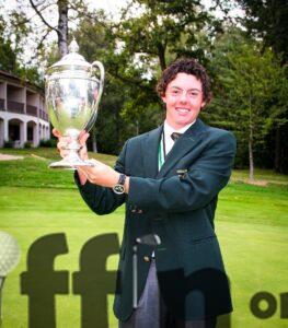 European Amateur winner Rory McIlory