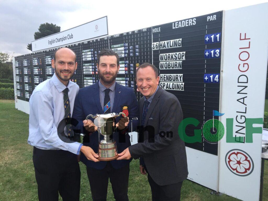 English Champion Club winners Hayling Golf Club